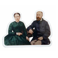 083P - Magnet s likom sv. Zelie i Louisa Martin